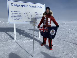 Guy Manning at the South Pole